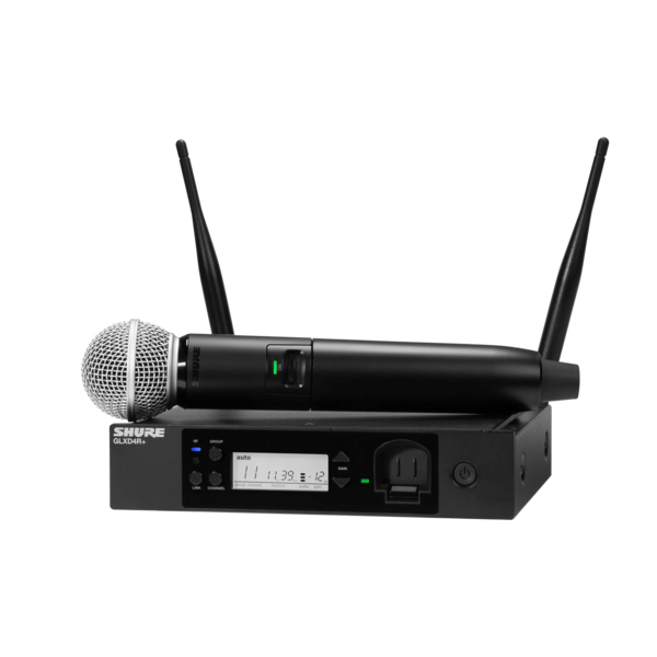 GLXD24R+/SM58-Z3 GLXD DIGITAL WIRELESS HANDHELD RACKMOUNT SYSTEM WITH SM58 VOCAL MICROPHONE